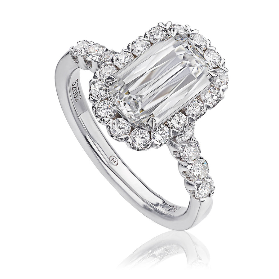 L'Amour Crisscut Diamond Engagement Ring