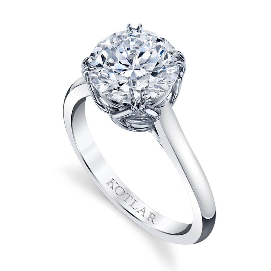 Plasmare Radiant-cut Solitaire Diamond Ring