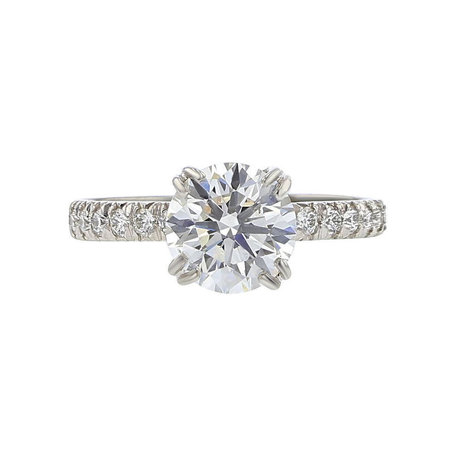 Artisan Pave French Cut Brilliant Diamond Ring