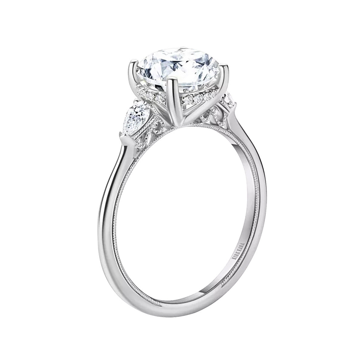 Hidden stone deals engagement ring