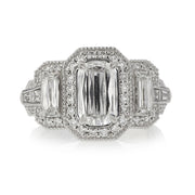 L'Amour Crisscut Diamond 3-Stone Engagement Ring