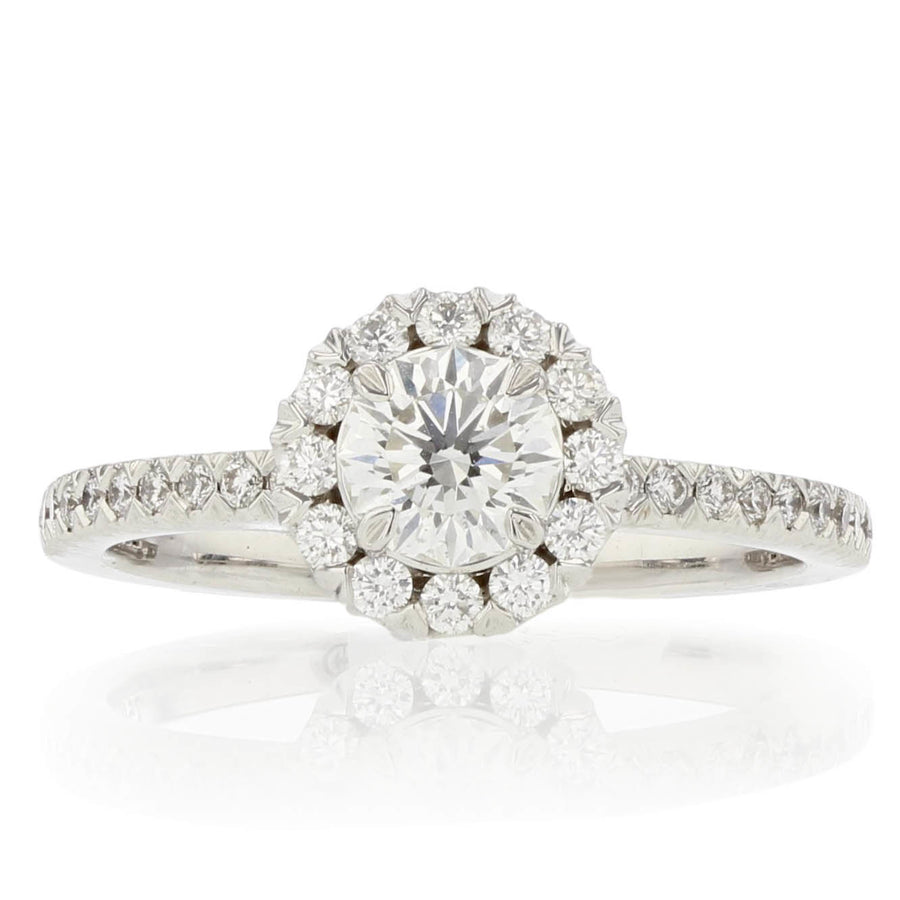 Crisscut Diamond Engagement Ring