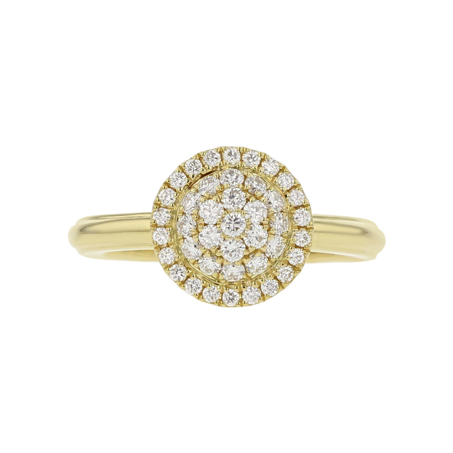 Diamond Cluster Ring