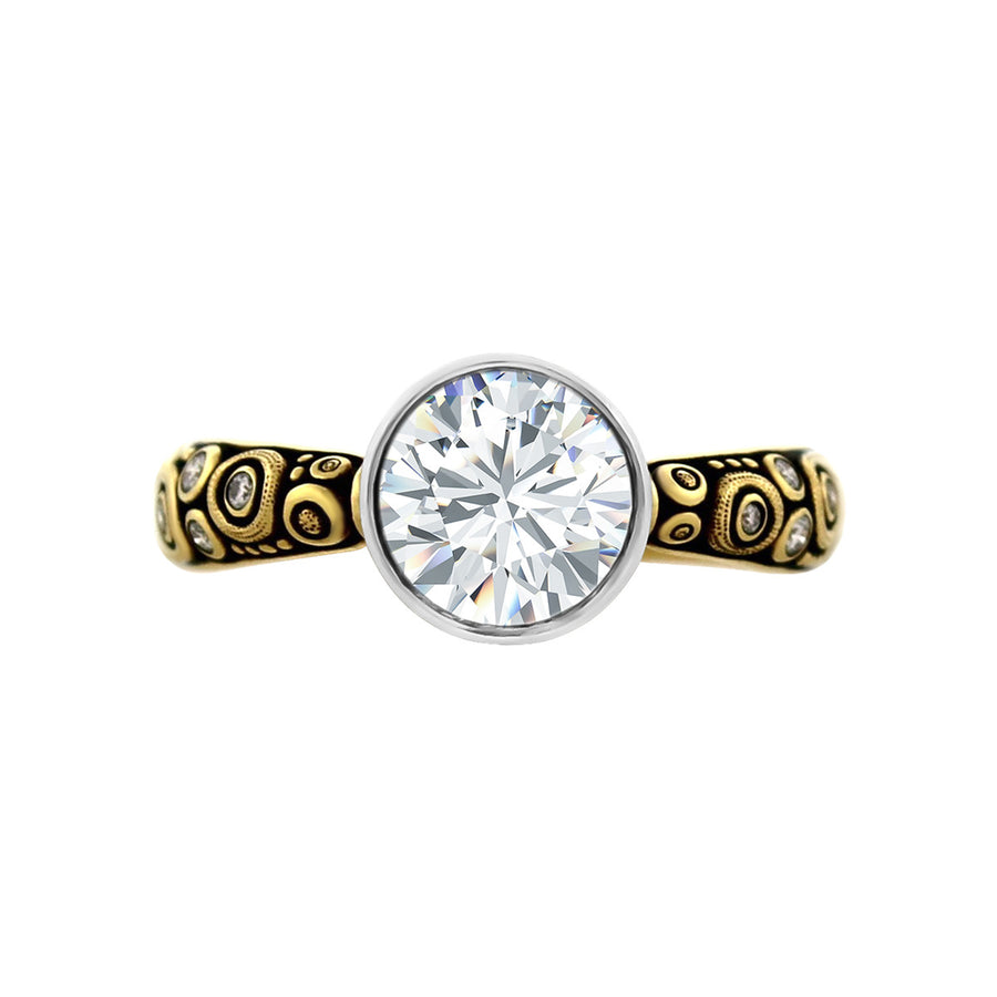 Martini Engagement Ring Setting