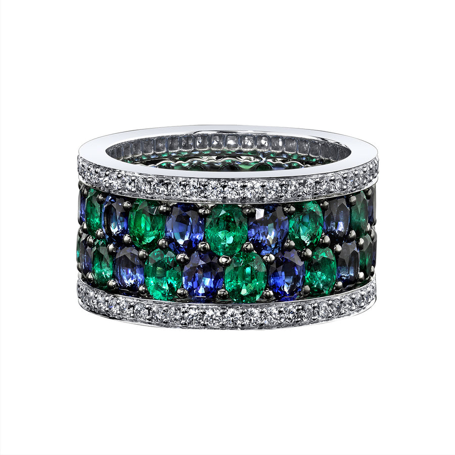 Sapphire, Emerald and Diamond American Glamour Band