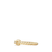 Petite Pave Ring with Diamonds in 18K Gold