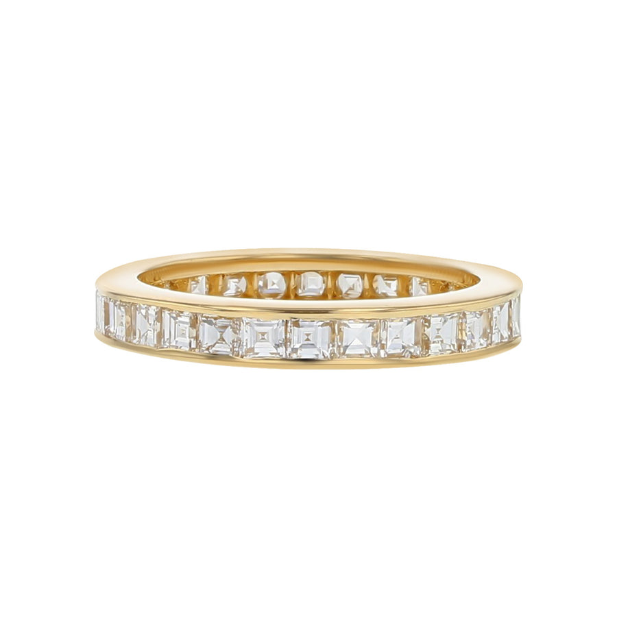 Square Diamond Wedding Band