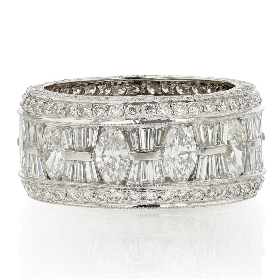 Platinum Diamond Eternity Band