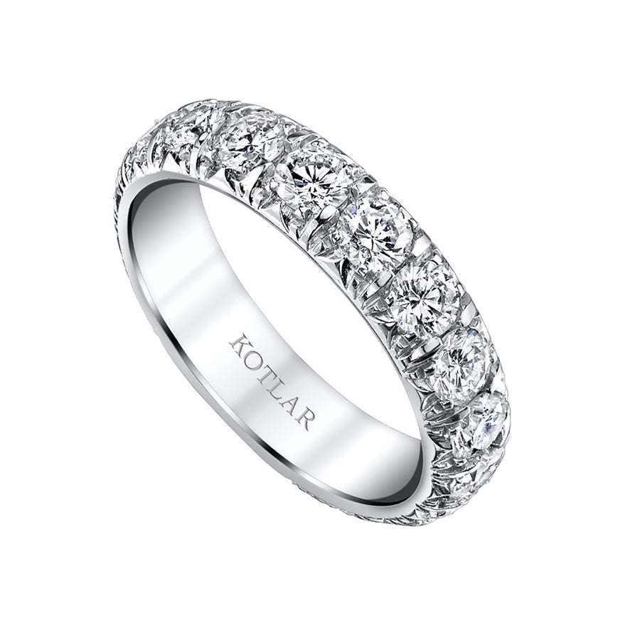 French Cut Diamond Eternity Band