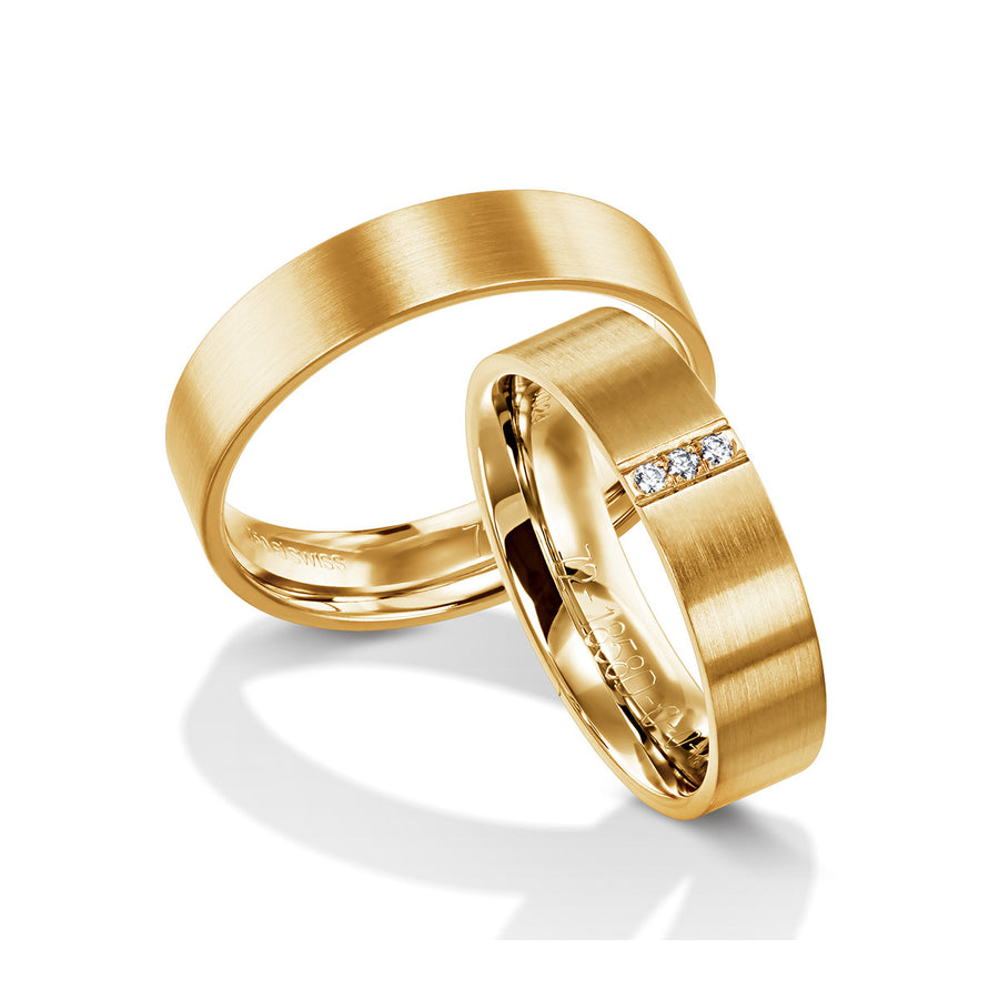 Flat Wedding Band