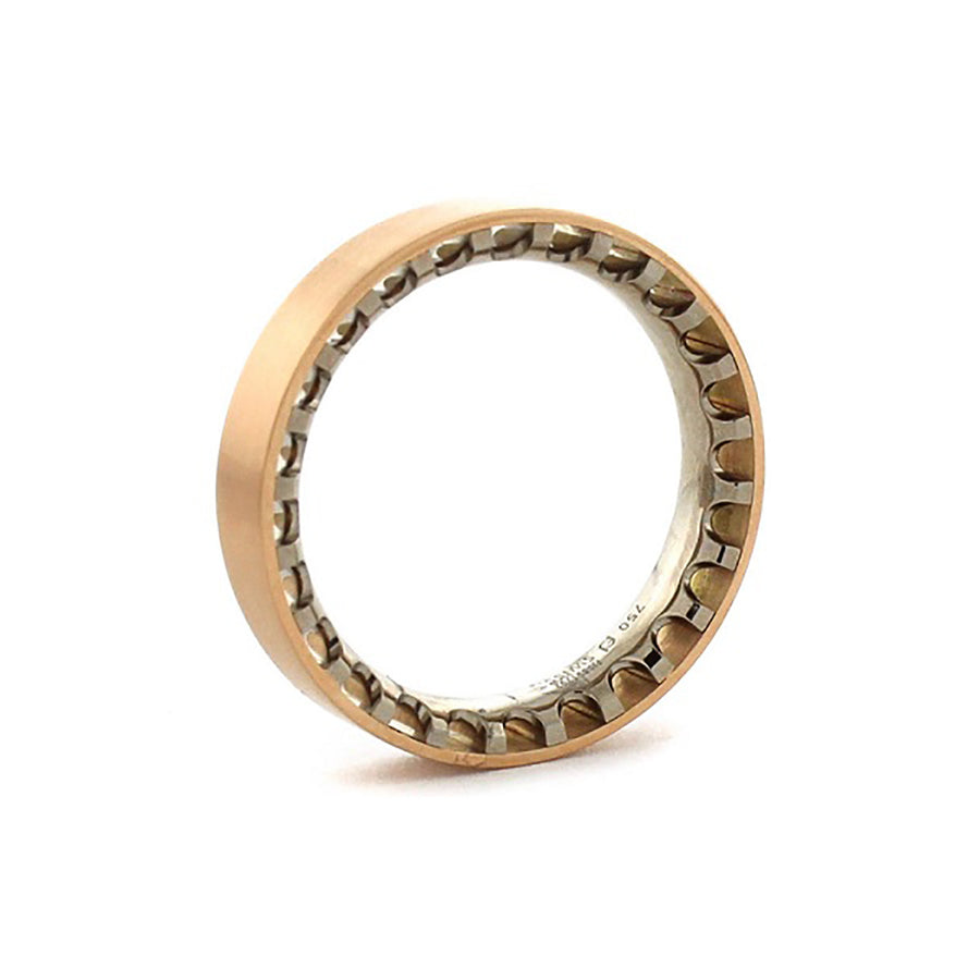 Two Tone Magiques Wedding Band