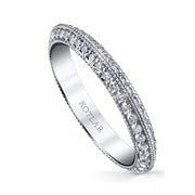Diamond Artisan Pave Crown Eternity Band