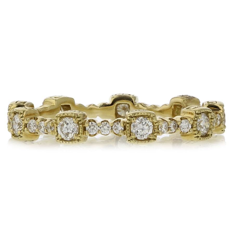 Yellow Gold Diamond Eternity Band
