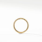 DY Unity Cable Band Ring in 18K Yellow Gold