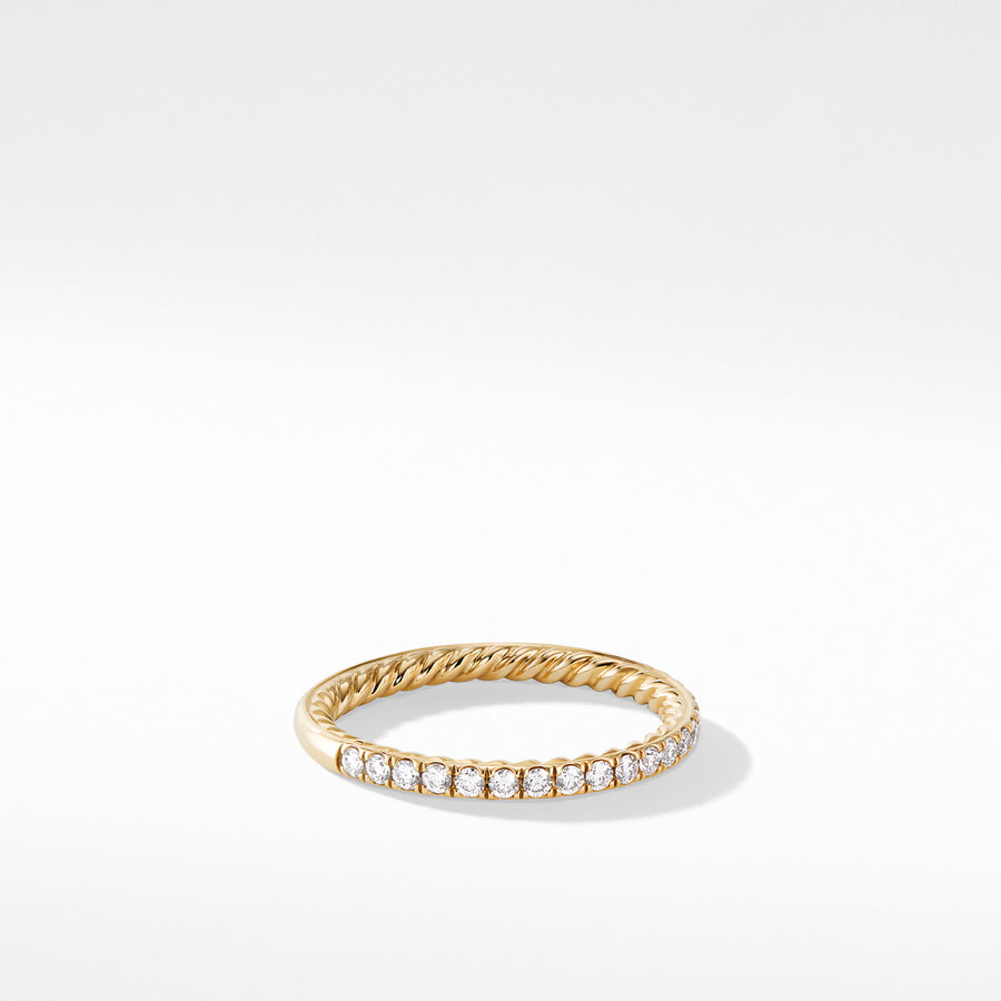 DY Eden Eternity Wedding Band with Diamonds in 18K Gold