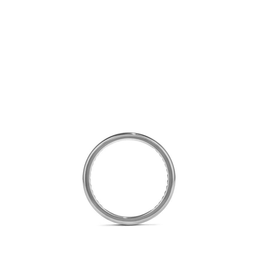 DY Classic Band Ring in Grey Titanium