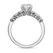 Classic Diamond 4 Prong Engagement Ring Setting