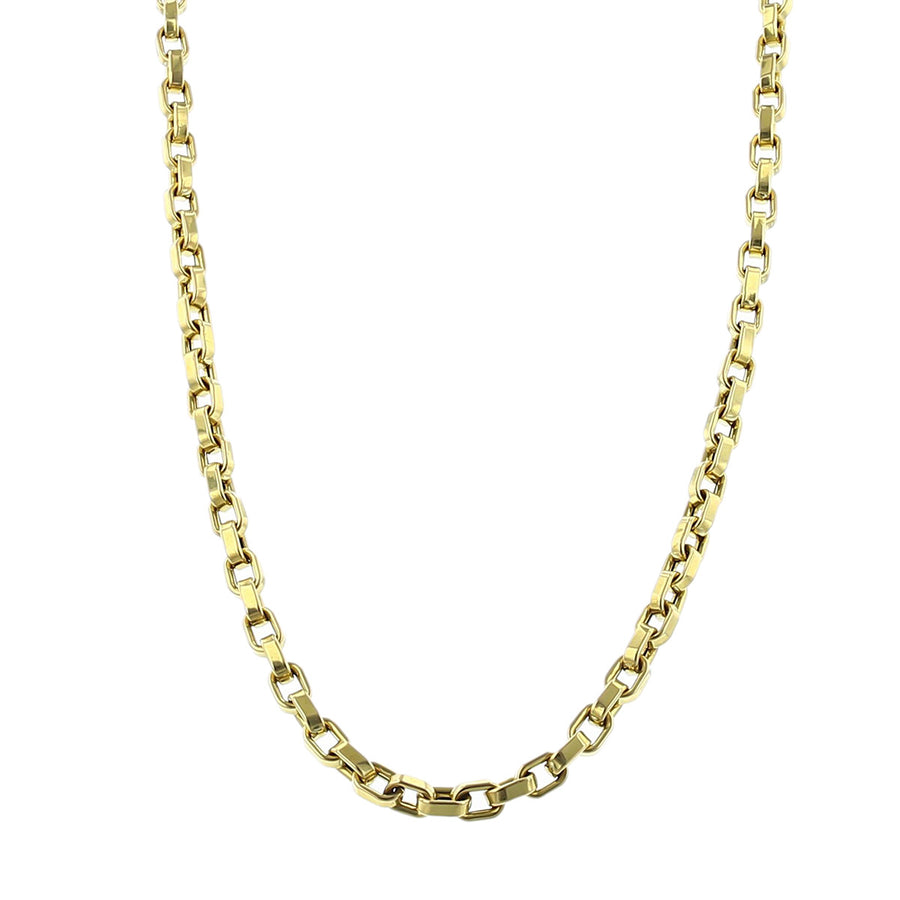 18K Square Link Chain Necklace