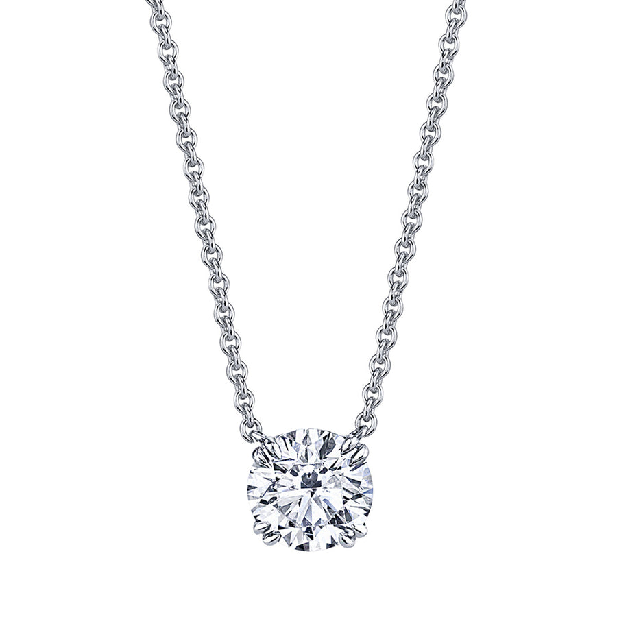 Diamond Designer Solitaire Pendant Necklace