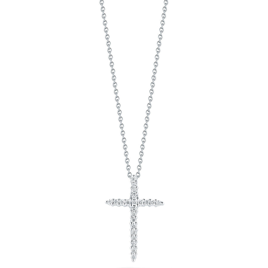 Cross Pendant with Diamonds