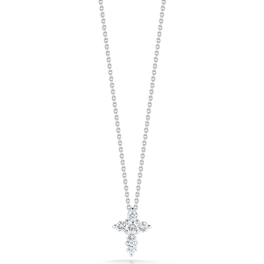 Cross Pendant with Diamonds