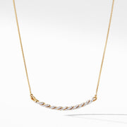 Paveflex Station Necklace with Diamonds in 18K Gold