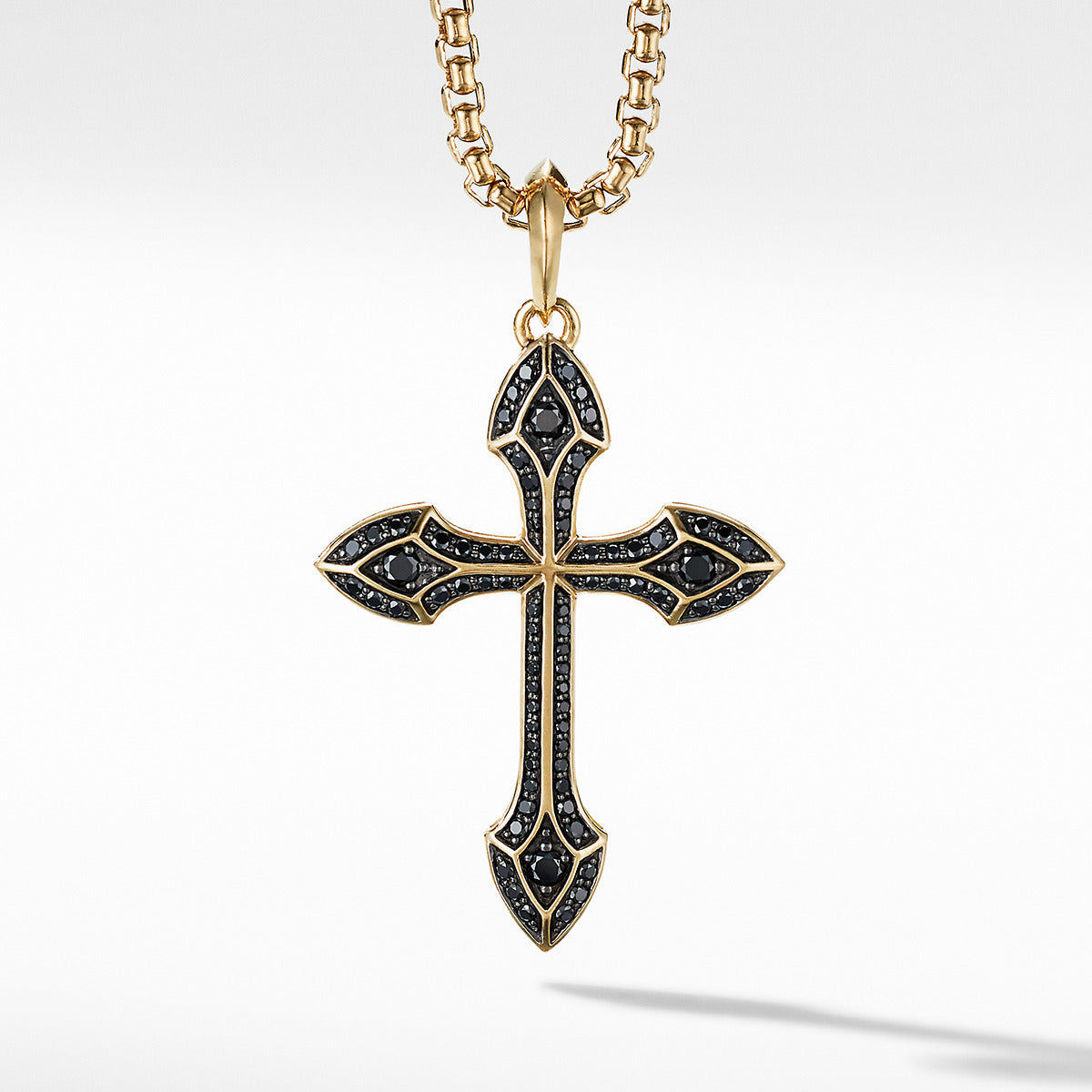Robert Alton 1/2ctw Black Diamond with White Diamond Cross Pendant TS16928  195091026388 - Jewelry, Mens Jewelry - Jomashop