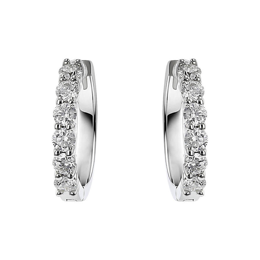 Diamond Mini Hoop Earrings