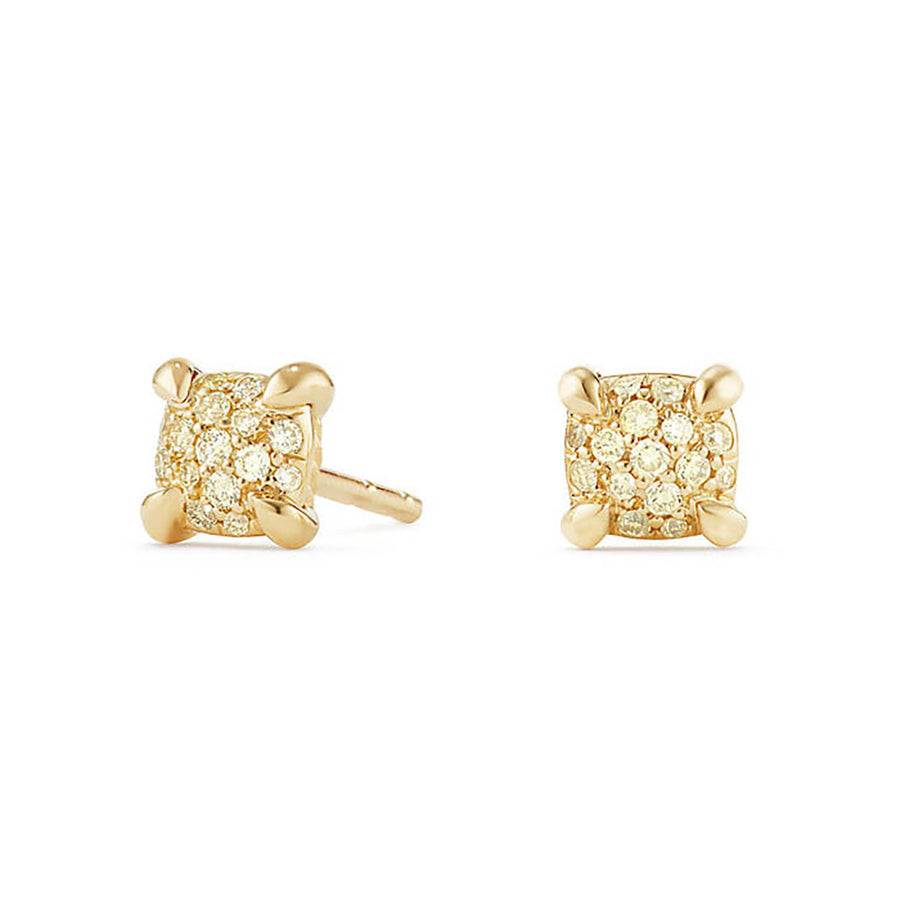 Precious Chatelaine Stud Earrings with Diamonds in 18K Gold