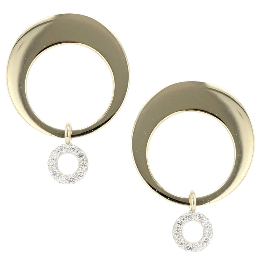 Crescent Loop Earrings