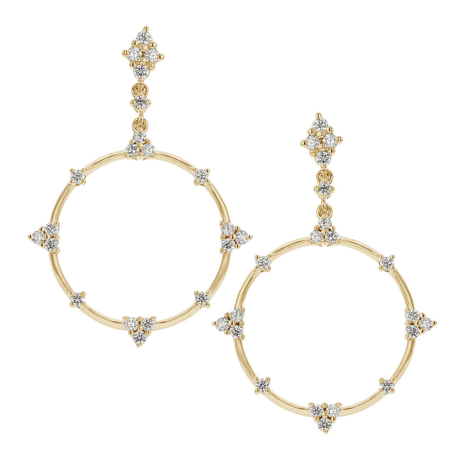 Constellation Circle Earrings