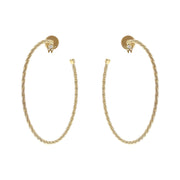 Brilliance of the Sun Hoop Earrings