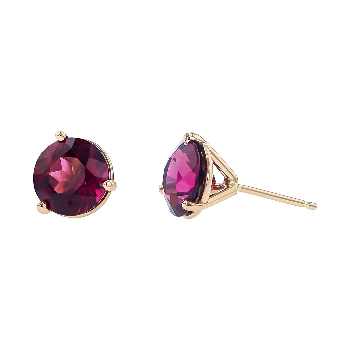 Rhodolite garnet earrings sale