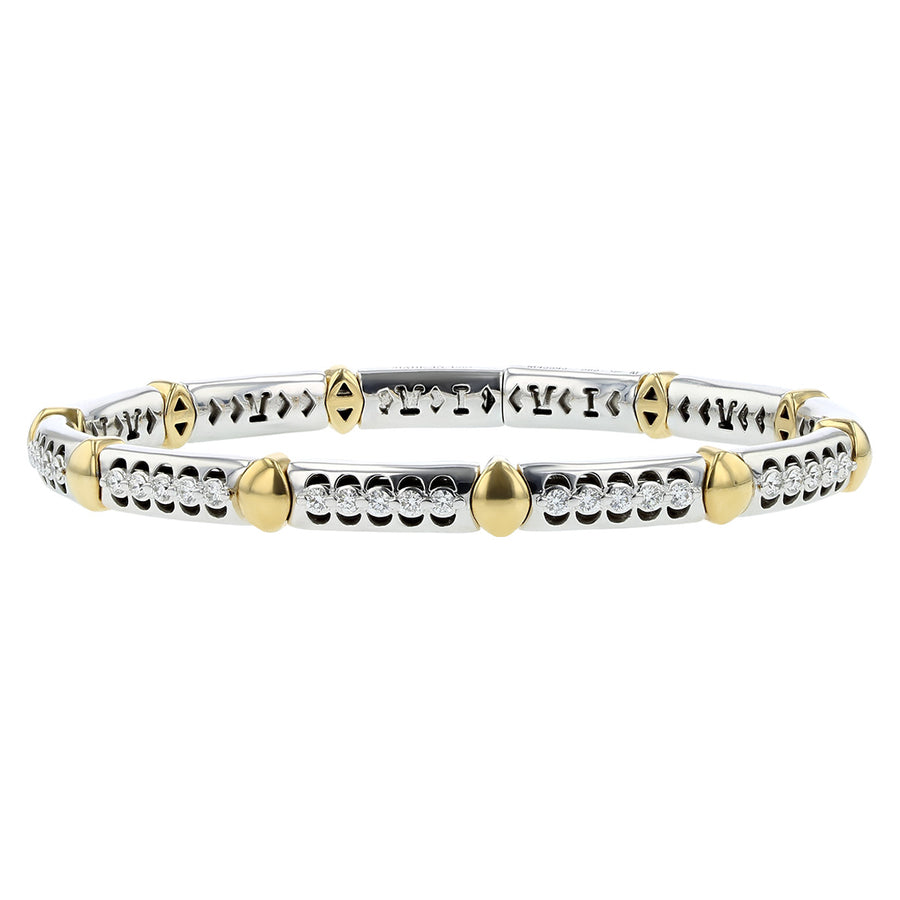 Diamond Memory Cuff Bracelet