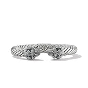 Renaissance Bracelet in Sterling Silver with Pave Diamonds
