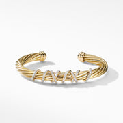Helena Center Station Bracelet in 18K Yellow Gold with Diamonds
