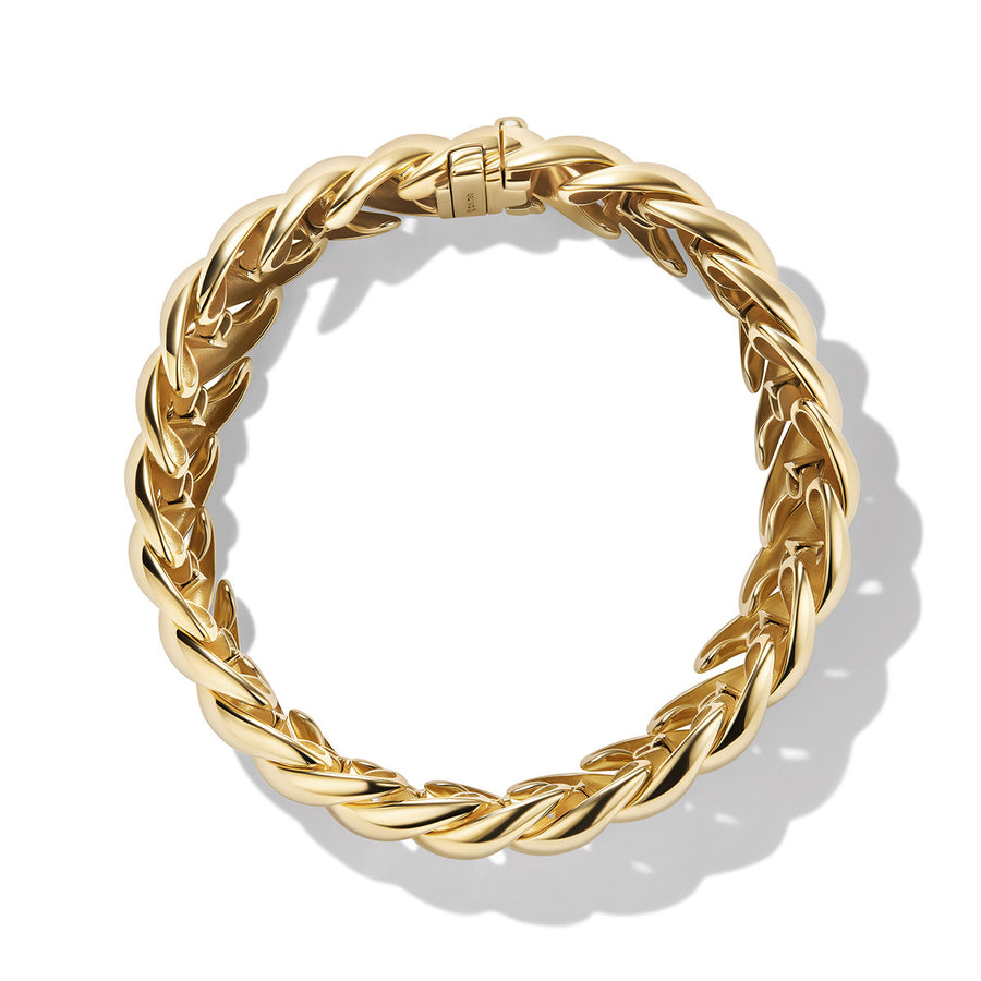 Sculpted Cable Bracelet in 18K Yellow Gold