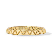 Faceted Link Triangle Bracelet in 18K Yellow Gold