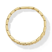 Faceted Link Triangle Bracelet in 18K Yellow Gold