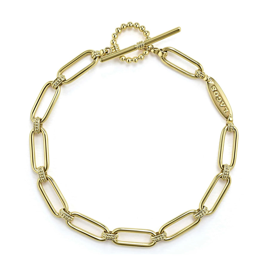 18K Gold Petite Link Bracelet