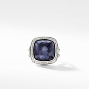 Ring with Lavender Amethyst and Diamonds