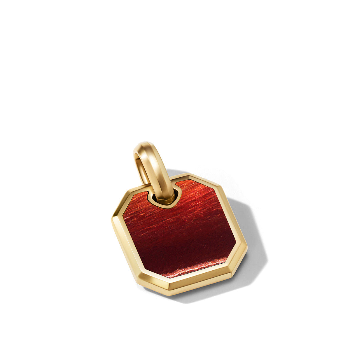 Roman Amulet in 18K Yellow Gold with Red Tiger's Eye