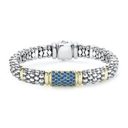 Blue Sapphire Caviar Bracelet