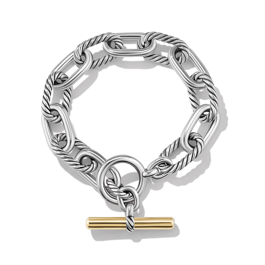 DY Madison Toggle Chain Bracelet with 18K Yellow Gold