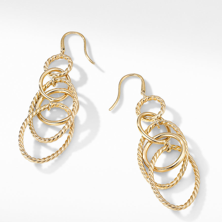 Mobile Large Link Earrings in Gold