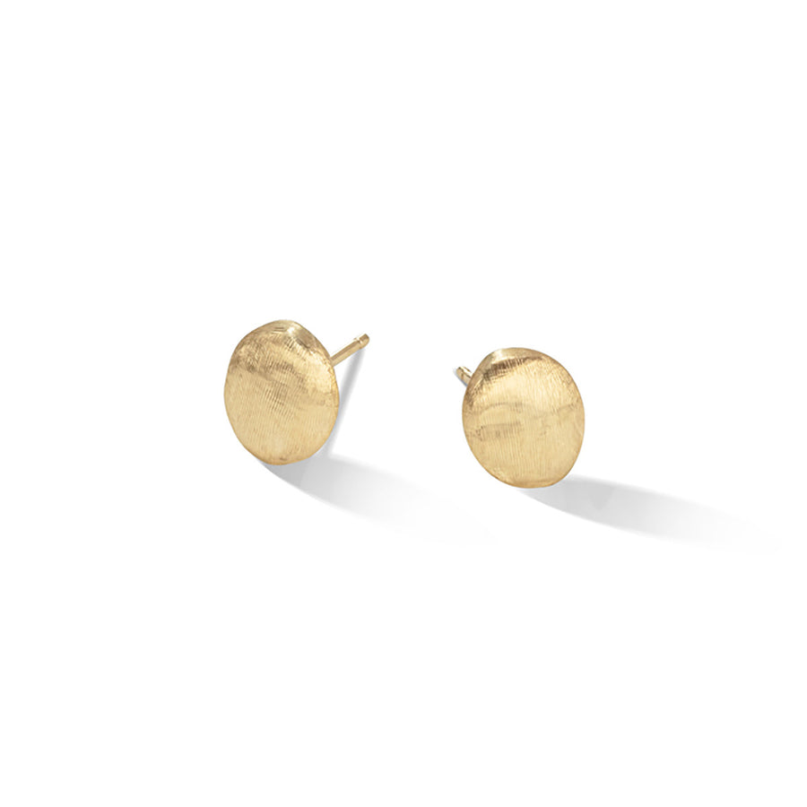 18K Yellow Gold Stud Earrings