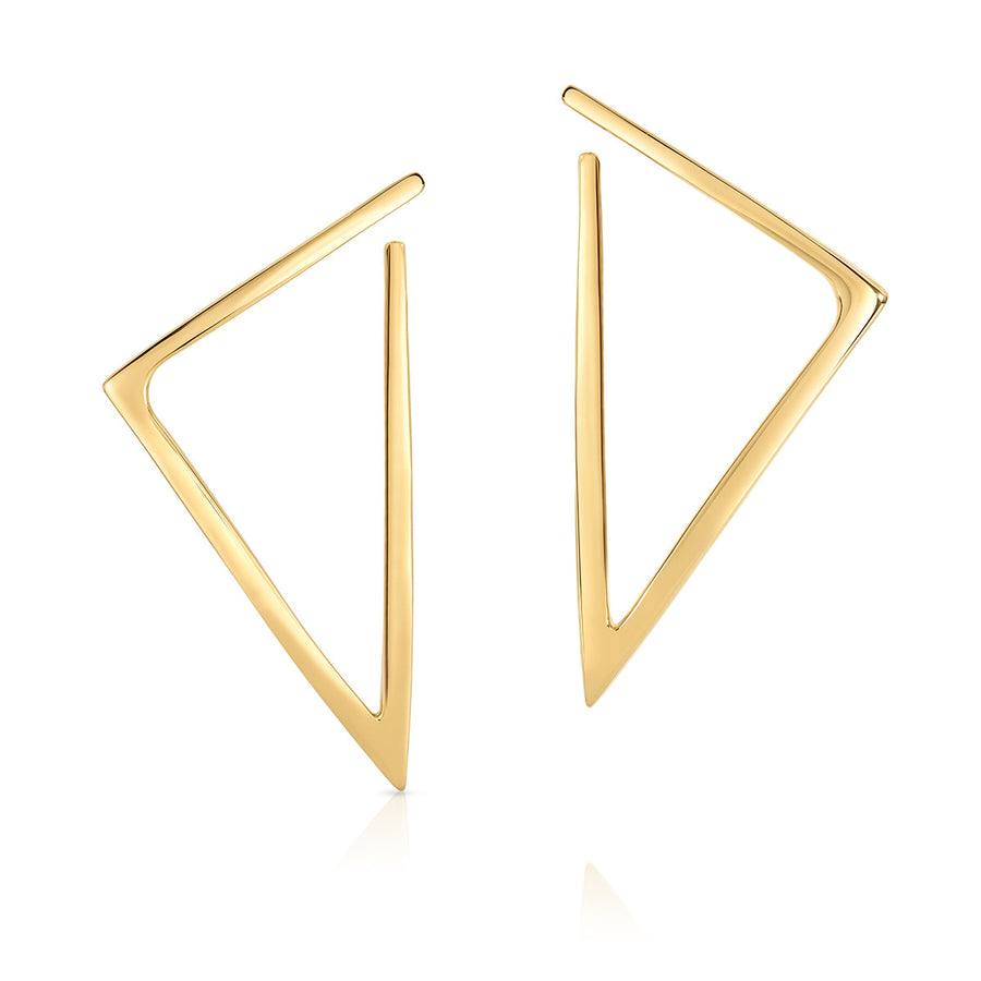 Michelle Obama Jewelry Designer Gold Earring