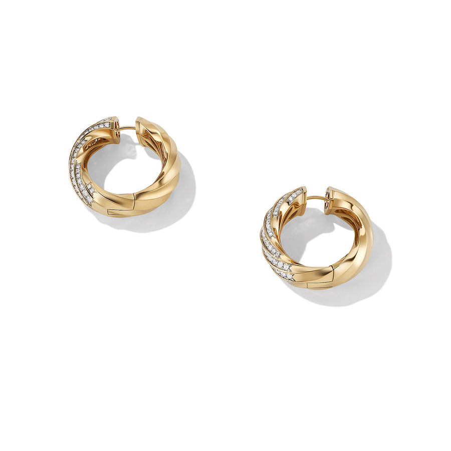 David Yurman Cable Edge Hoop Earrings