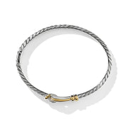 Thoroughbred Loop Bracelet with 18K Yellow Gold