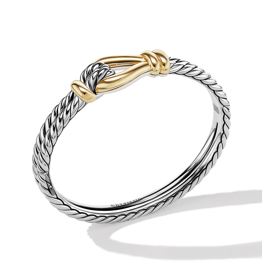 Thoroughbred Loop Bracelet with 18K Yellow Gold